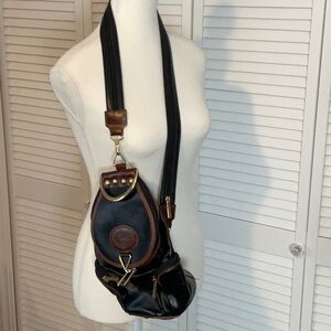 Valentino di Paolo Black & Brown Crossbody Bag